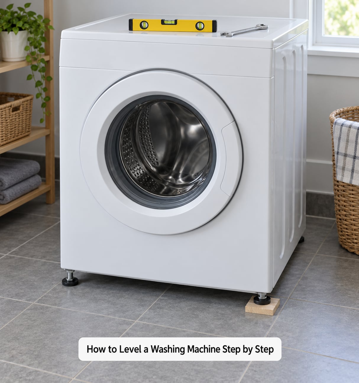 How to Level a Washing Machine Step by Step