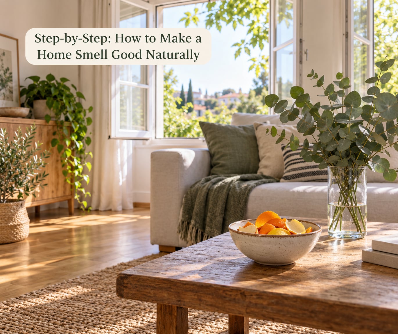 Step-by-Step: How to Make a Home Smell Good Naturally