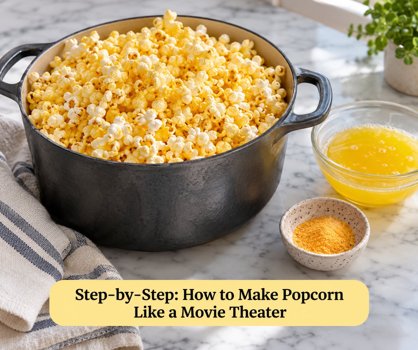 Step-by-Step: How to Make Popcorn Like a Movie Theater