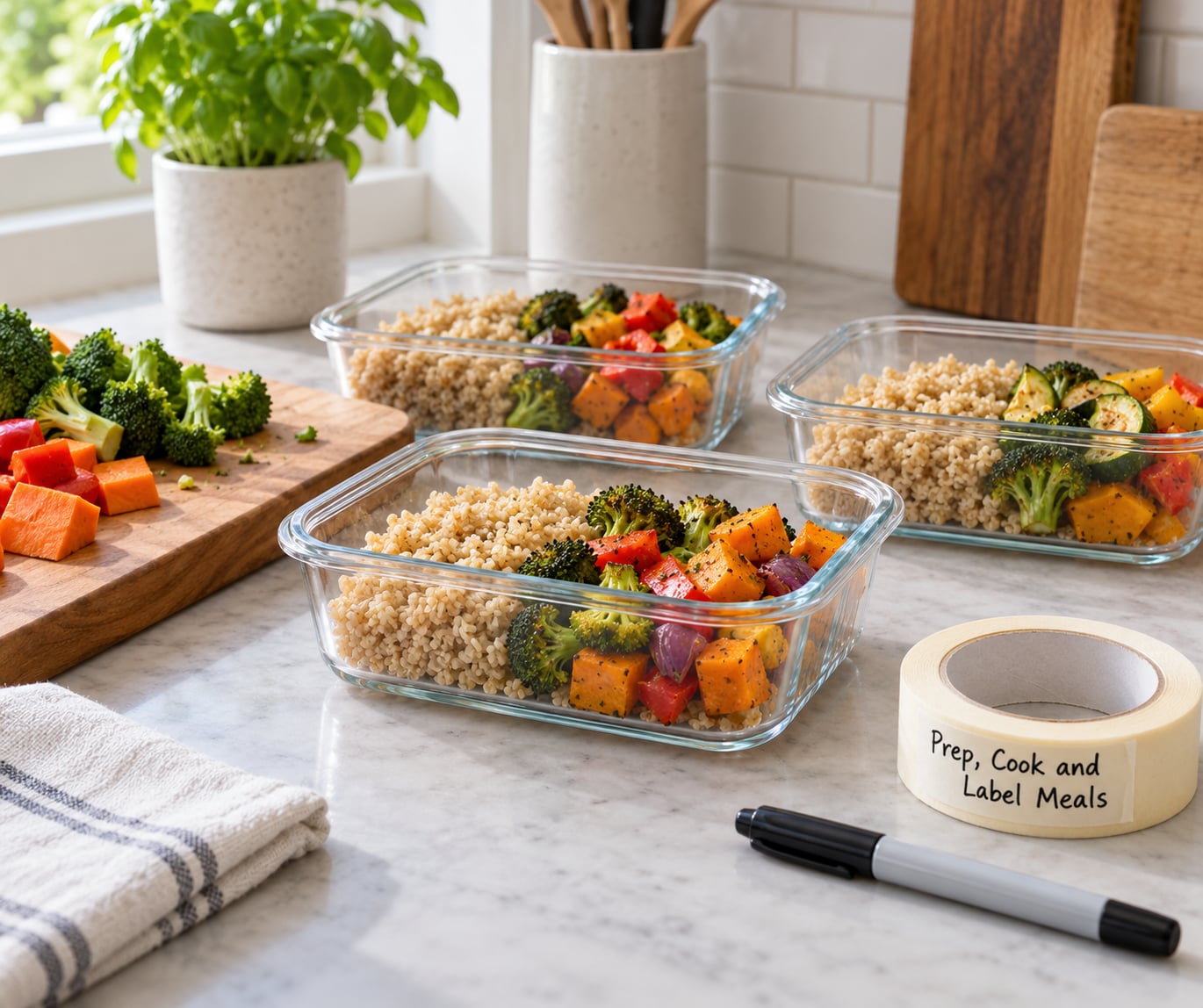 Prep, Cook and Label Meals
