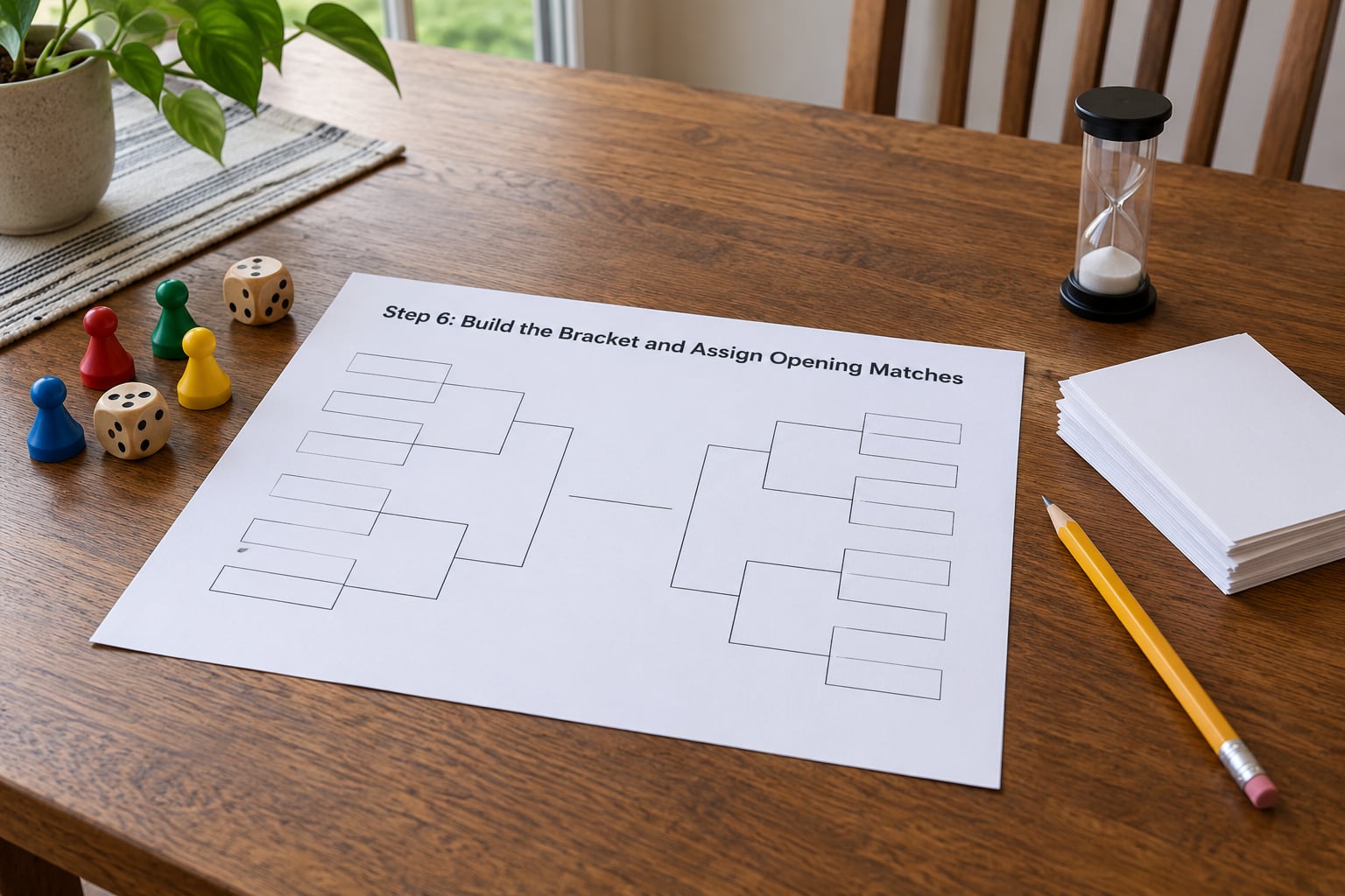 Step 6: Build the Bracket and Assign Opening Matches