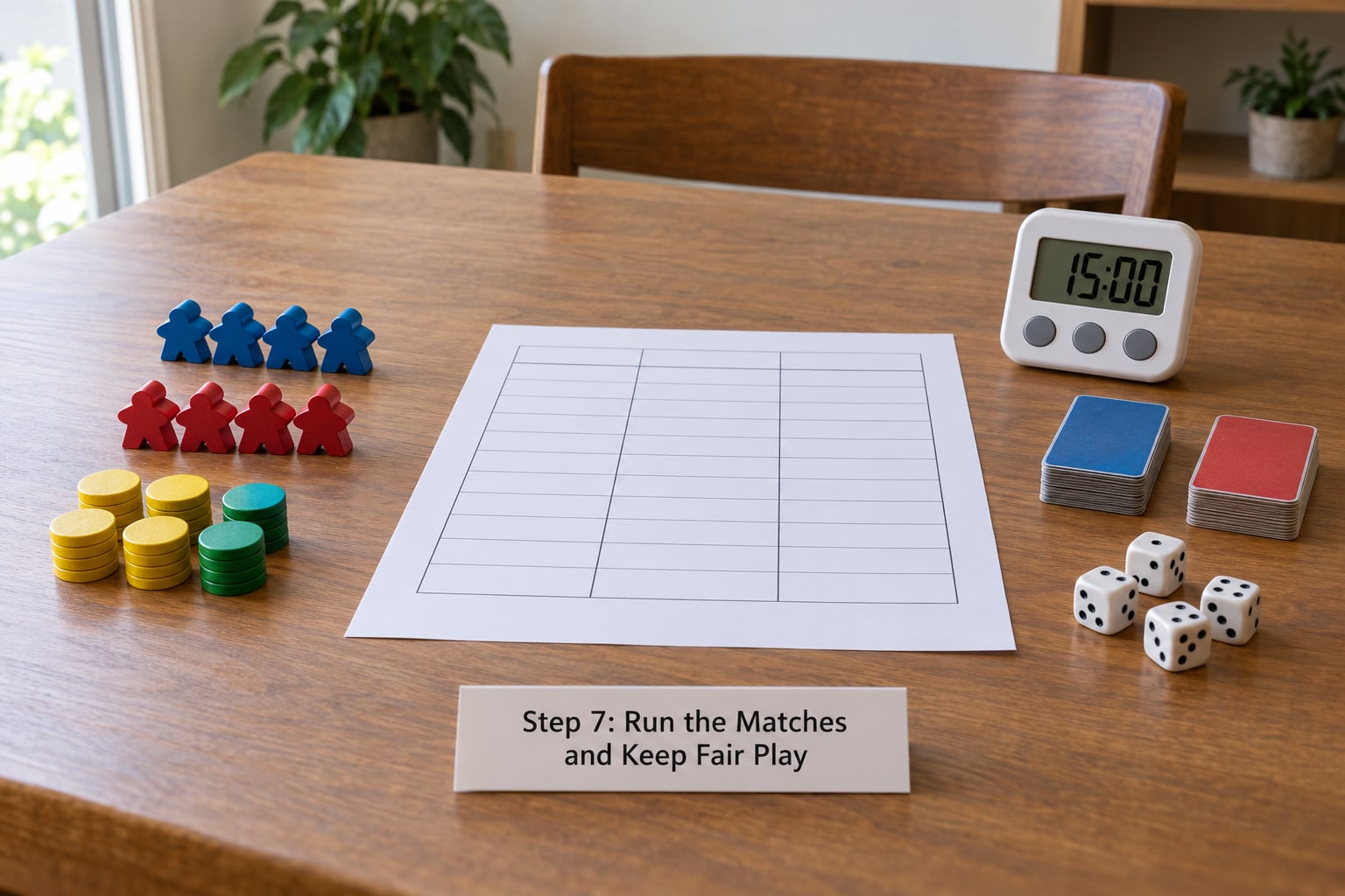 Step 7: Run the Matches and Keep Fair Play
