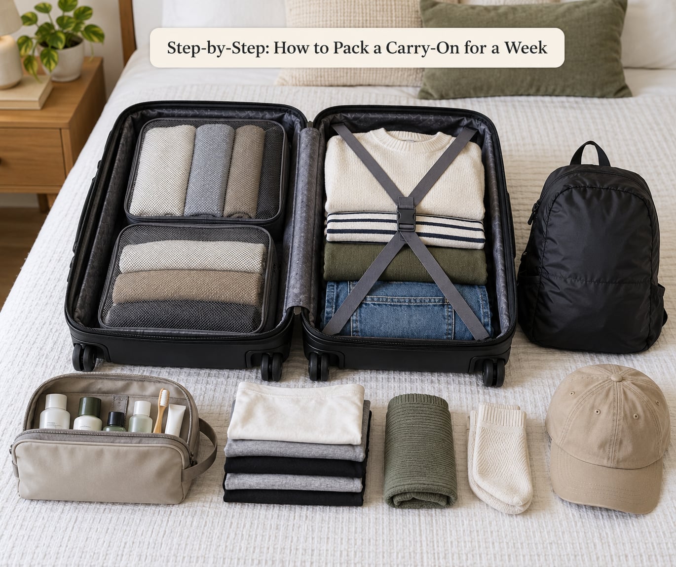 Step-by-Step: How to Pack a Carry-On for a Week