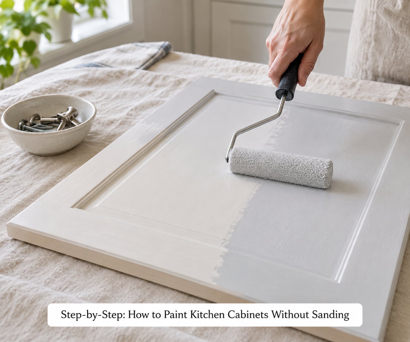 Step-by-Step: How to Paint Kitchen Cabinets Without Sanding