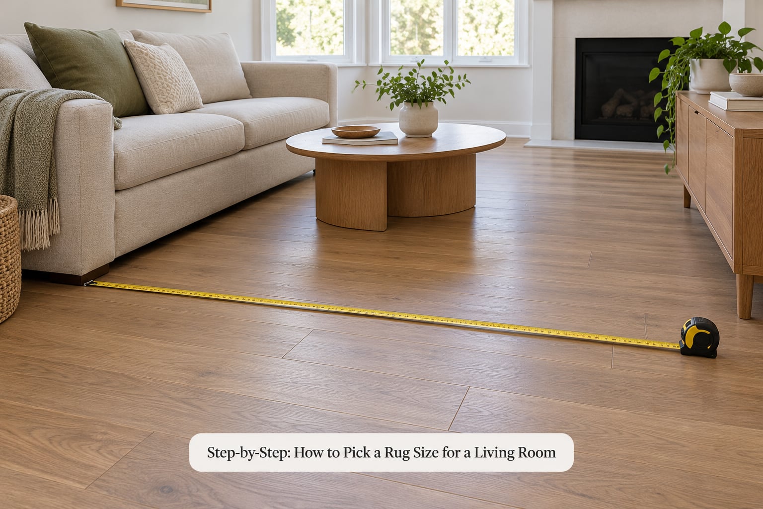 Step-by-Step: How to Pick a Rug Size for a Living Room