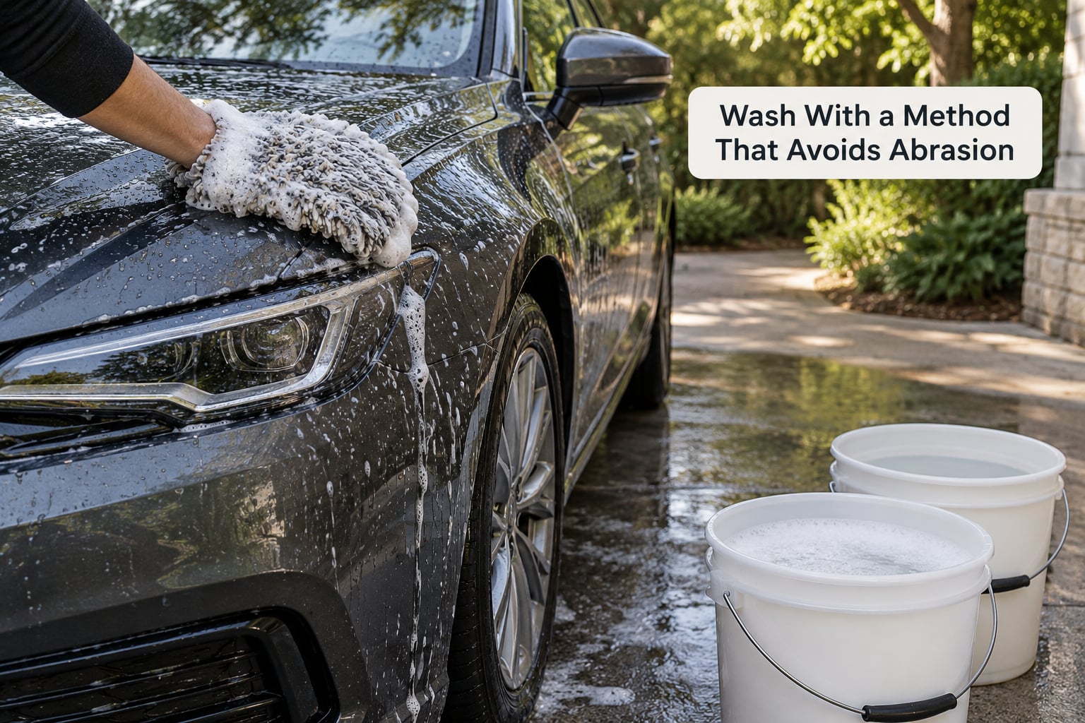 Wash With a Method That Avoids Abrasion