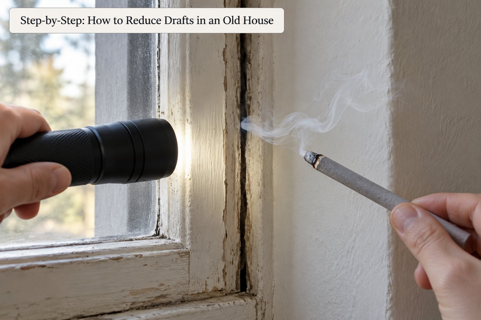 Step-by-Step: How to Reduce Drafts in an Old House