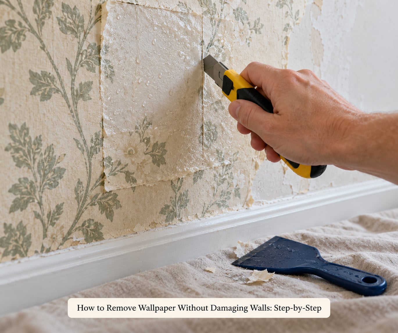 How to Remove Wallpaper Without Damaging Walls: Step-by-Step