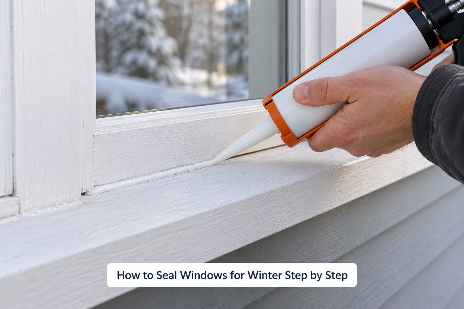 How to Seal Windows for Winter Step by Step