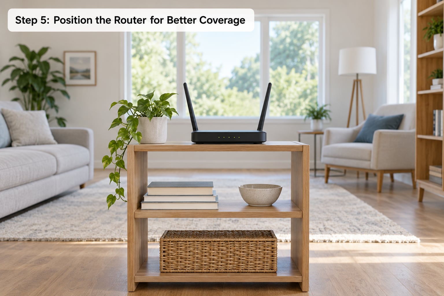 Step 5: Position the Router for Better Coverage