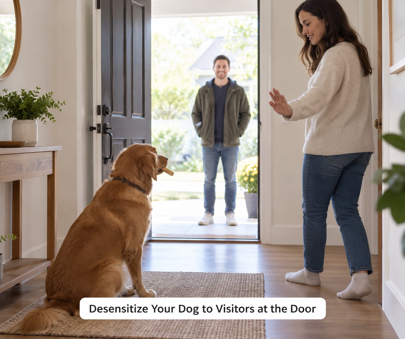 Desensitize Your Dog to Visitors at the Door