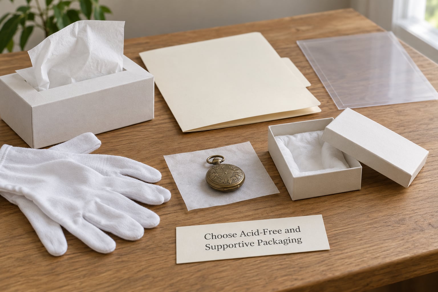 Choose Acid-Free and Supportive Packaging