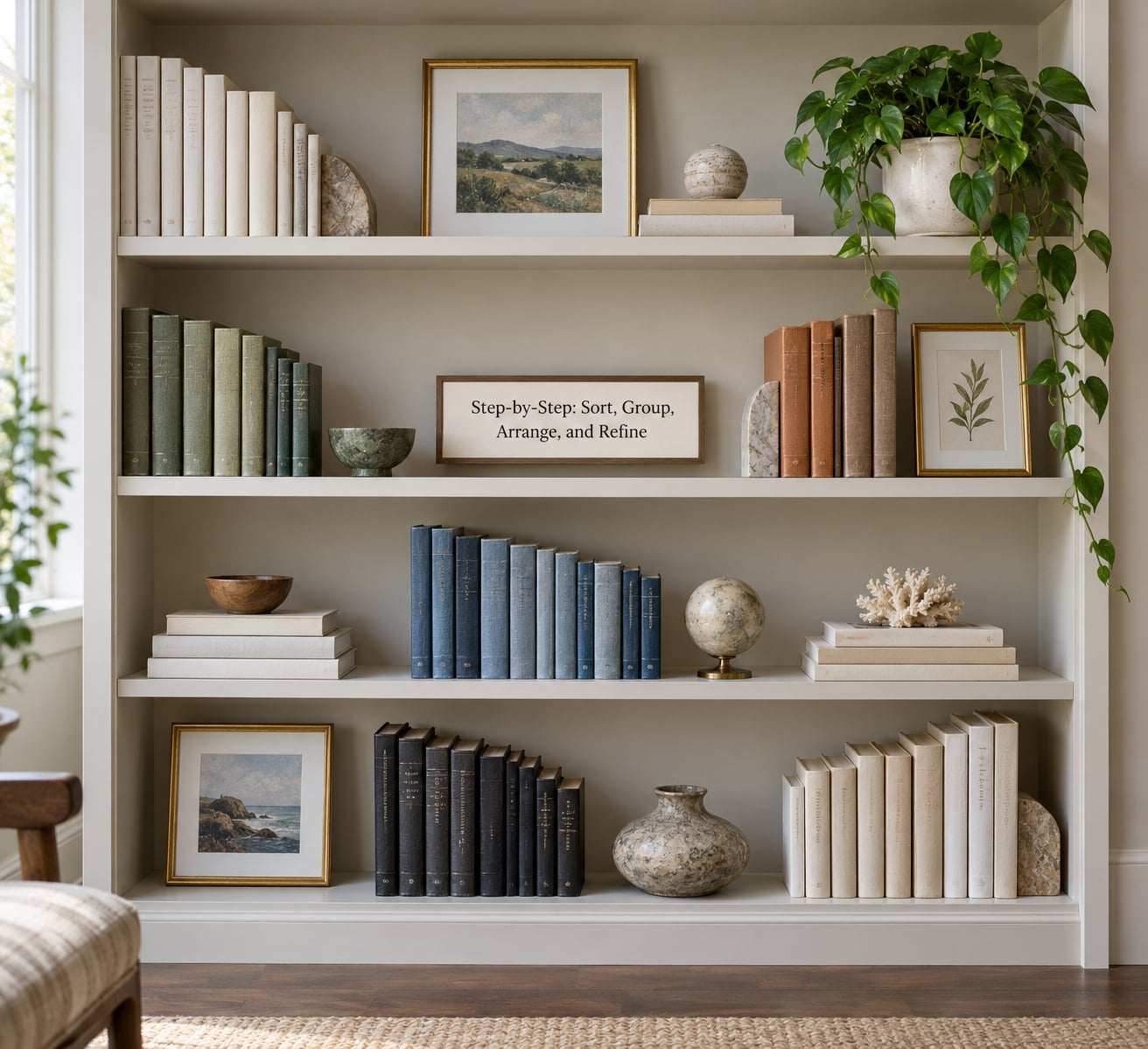 Step-by-Step: Sort, Group, Arrange, and Refine