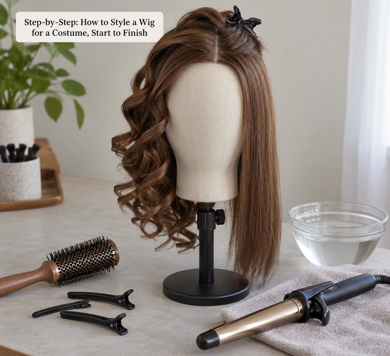 Step-by-Step: How to Style a Wig for a Costume, Start to Finish