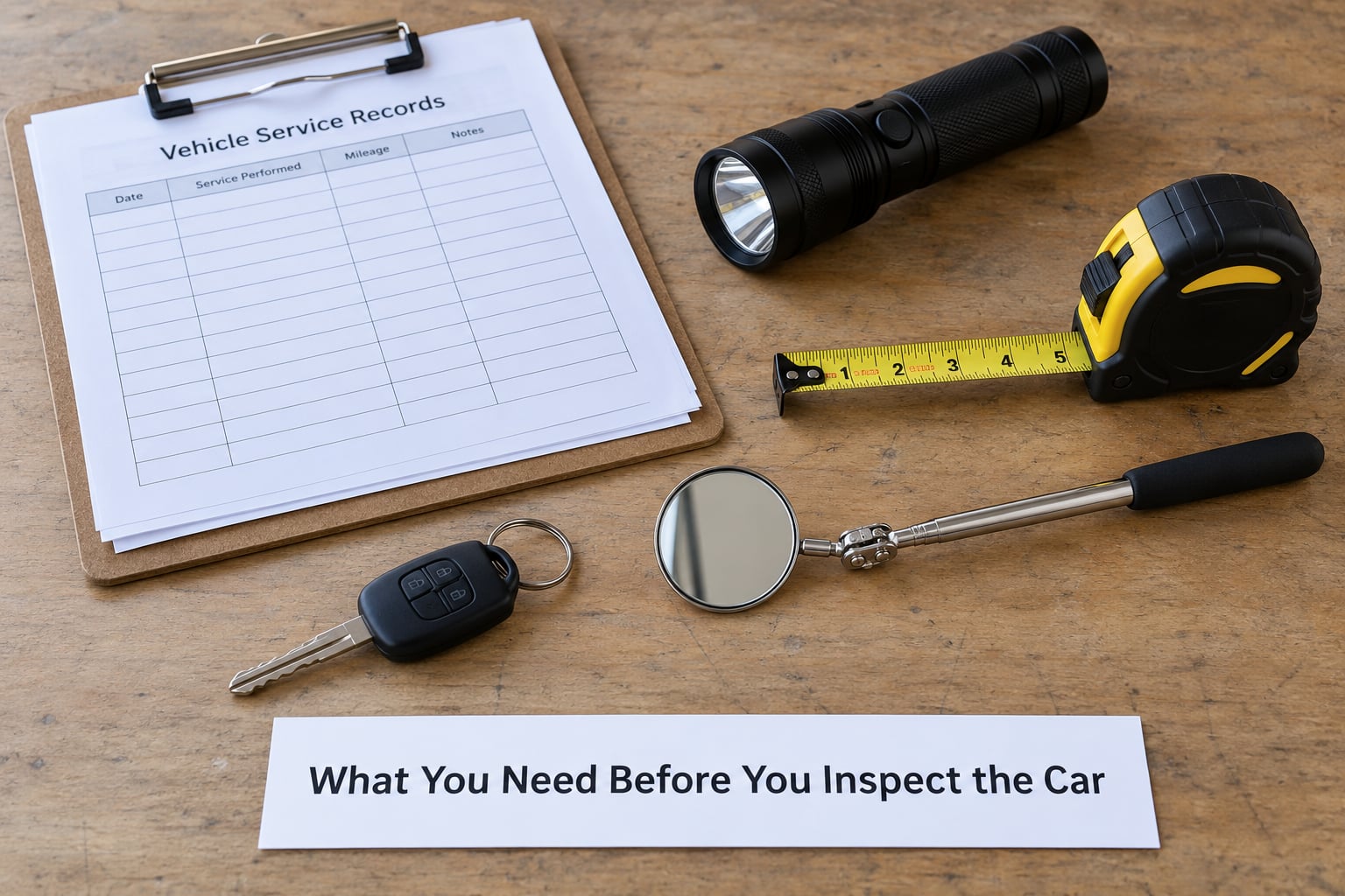 What You Need Before You Inspect the Car