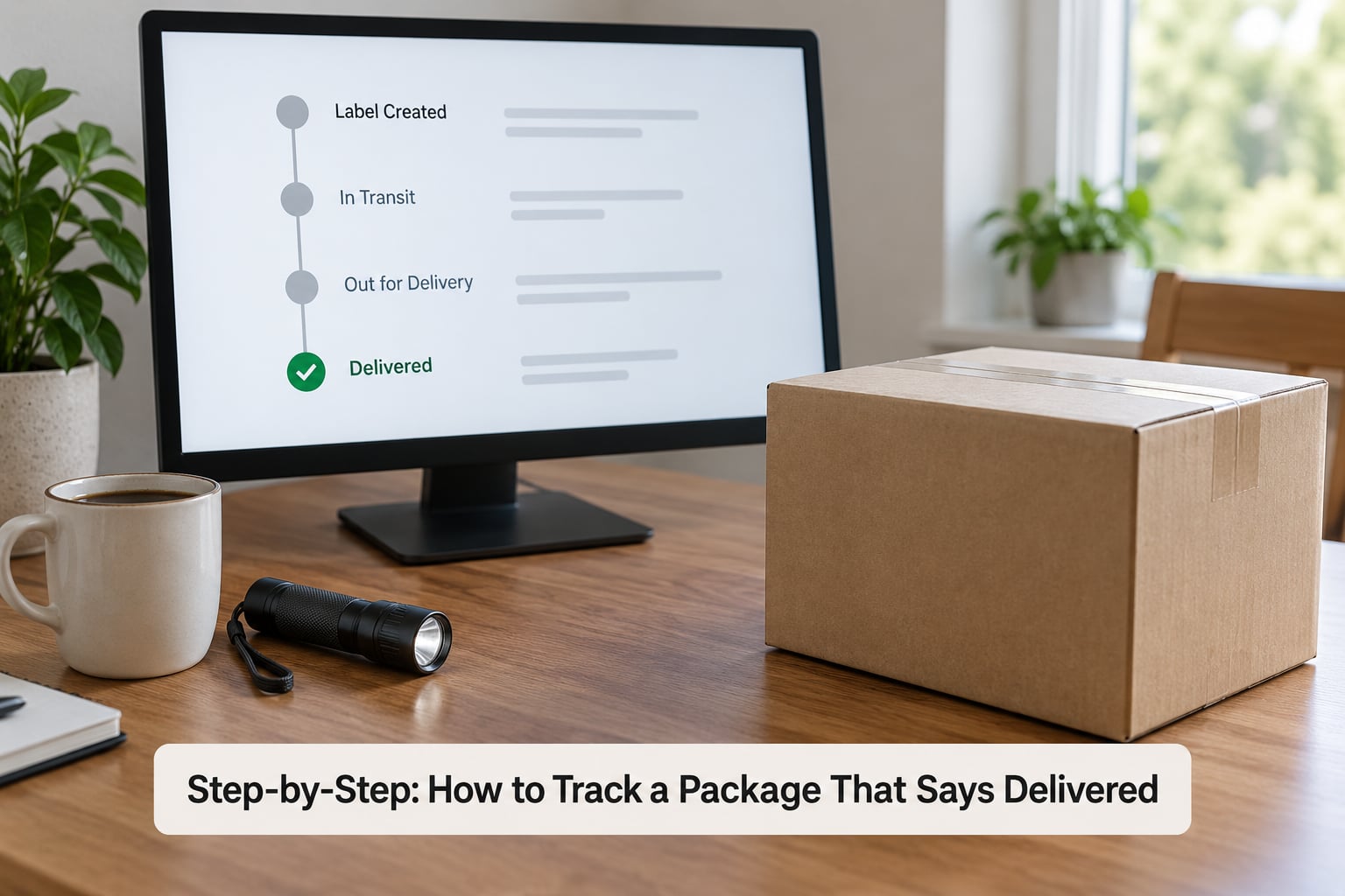 Step-by-Step: How to Track a Package That Says Delivered