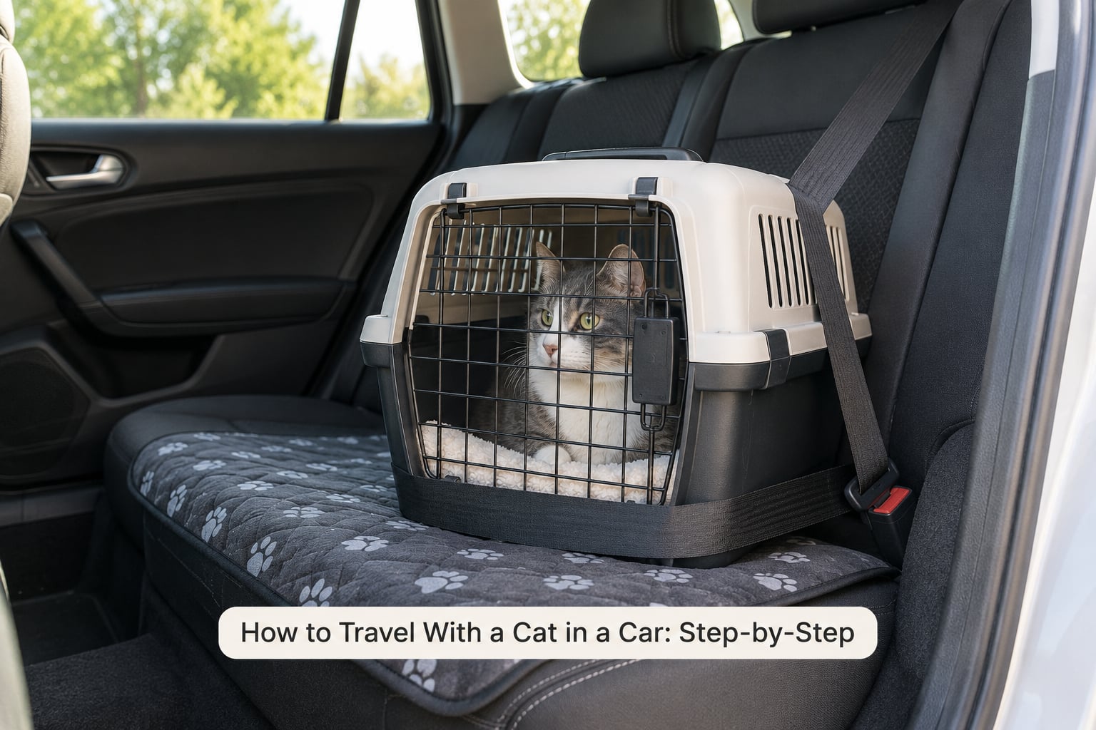 How to Travel With a Cat in a Car: Step-by-Step