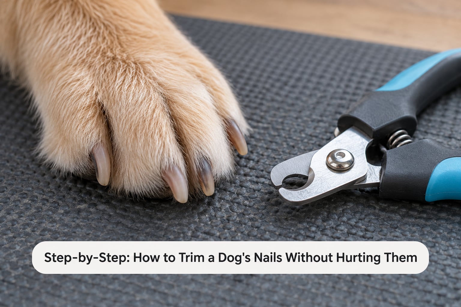 Step-by-Step: How to Trim a Dog's Nails Without Hurting Them