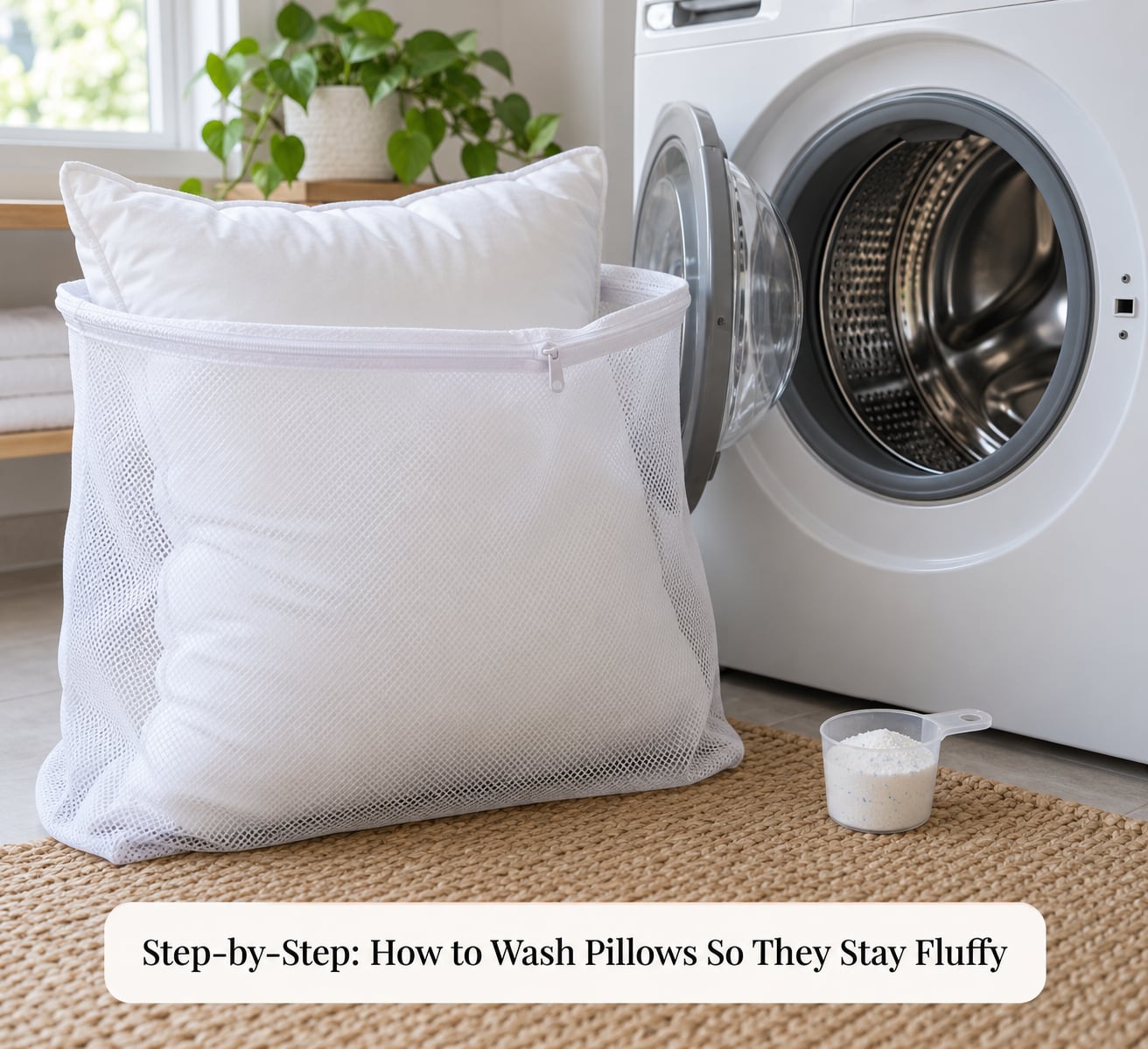 Step-by-Step: How to Wash Pillows So They Stay Fluffy