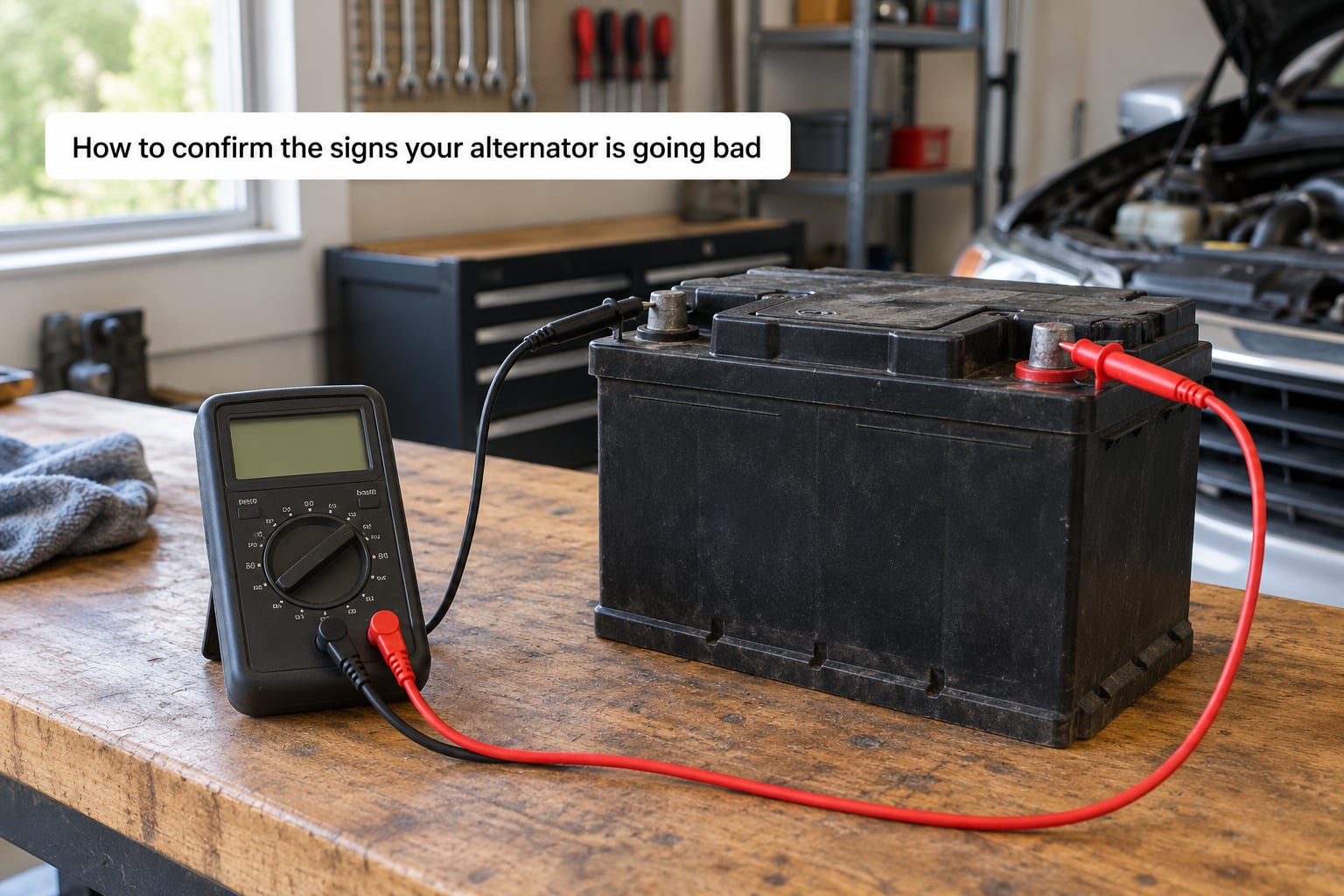 How to confirm the signs your alternator is going bad