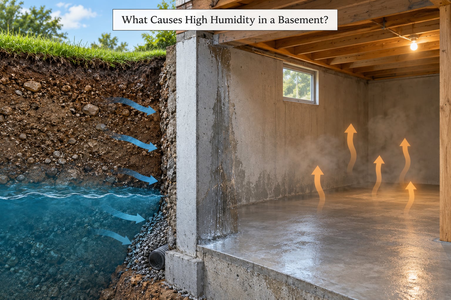 What Causes High Humidity in a Basement?