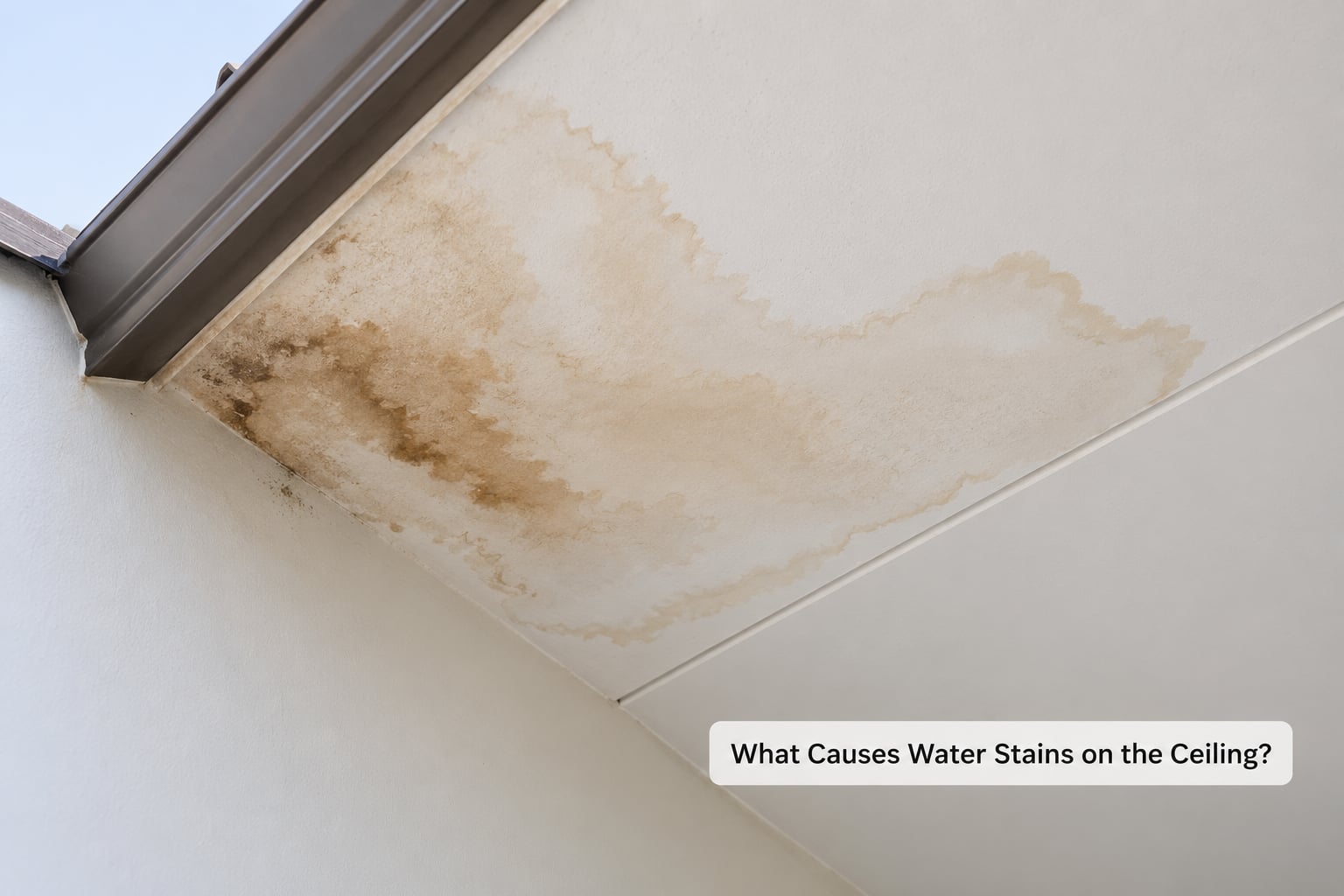 What Causes Water Stains on the Ceiling?