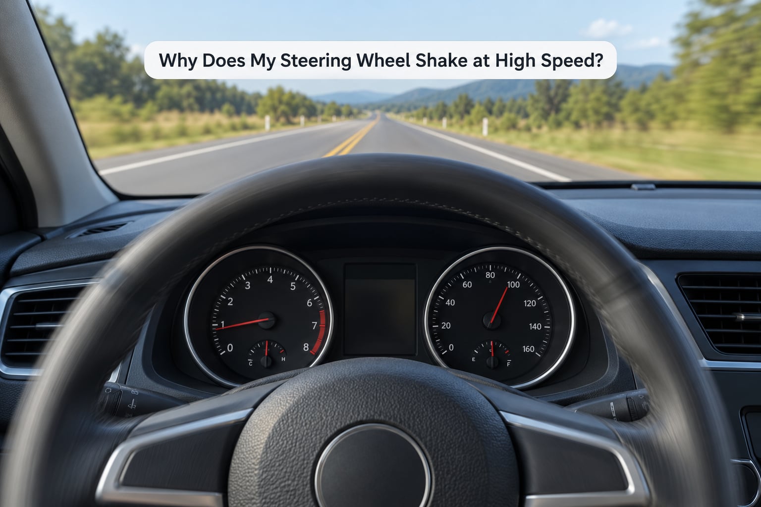Why Does My Steering Wheel Shake at High Speed?